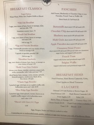 Menu photo 1 Old Oak Cafe Moneta, VA Menu photo 1 Old Oak Cafe Moneta, VA