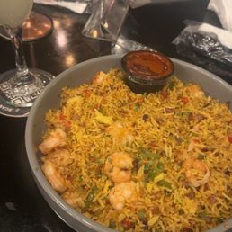 Shawarma rice with shrimp Shawarma rice with shrimp