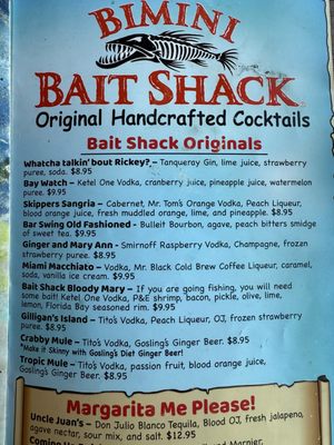 Menu photo 4 Bimini Bait Shack Fort Myers, FL Menu photo 4 Bimini Bait Shack Fort Myers, FL
