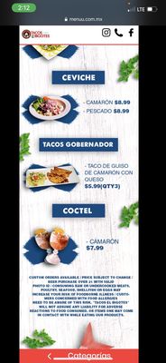 Menu photo 5 Tacos El Bigotes Houston, TX