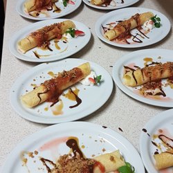 Marcanda Gifts & Tea Room - Crepes with a strawberry rubarb sauce