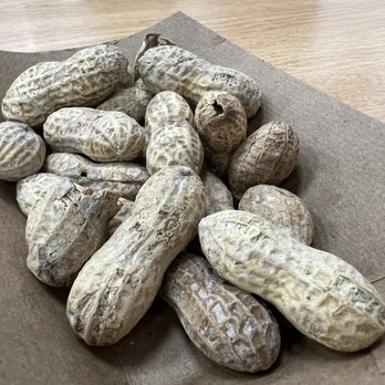 Five Guys - peanuts in a paper bag on a table - Fast Food Near Me - Fullerton, California Five Guys - peanuts in a paper bag on a table - Fast Food Near Me - Fullerton, California