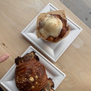 A Flour Shop - Ham and cheese croissant & monkey bread. - Coffee & Tea Near Me - Phoenix, Arizona