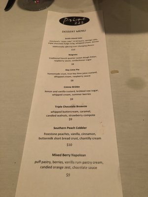 Menu photo 5 Prime 225 Chesapeake City, MD Menu photo 5 Prime 225 Chesapeake City, MD