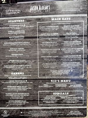 Menu photo 5 Jason Aldean’s Pittsburgh, PA