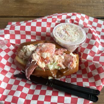 DJs Clam Shack - The lobster  roll cold - Seafood Near Me - Indian Shores, Florida