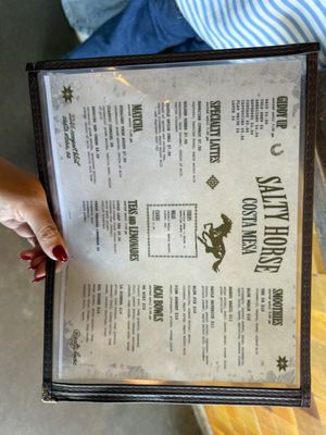 Menu photo 1 Salty Horse Costa Mesa, CA Menu photo 1 Salty Horse Costa Mesa, CA