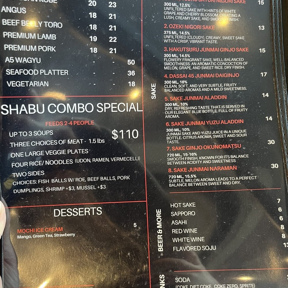 Shabu Shack - Menu - Japanese Near Me - Elk Grove, California