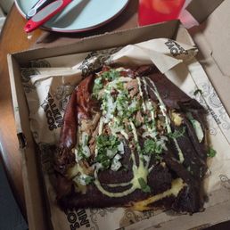 Birria pizza mess Birria pizza mess