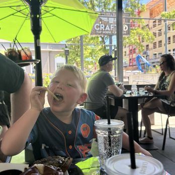 Crafted Tap House and Kitchen - Kids burger and fries - New American Near Me - Coeur D'alene, Idaho