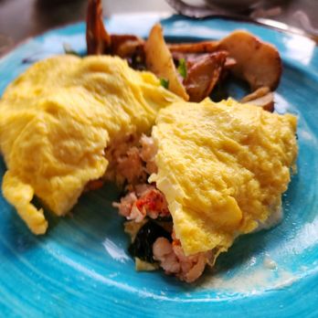 Clear Sky Cafe - Lobster omelet with home style potatoes - New American Near Me - Clearwater, Florida