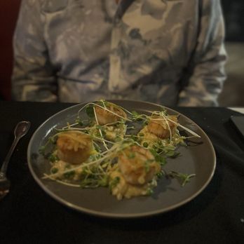 Crafted Steakhouse - Perfectly made scallops on top of delicious risotto. - Steakhouses Near Me - Clermont, Florida Crafted Steakhouse - Perfectly made scallops on top of delicious risotto. - Steakhouses Near Me - Clermont, Florida