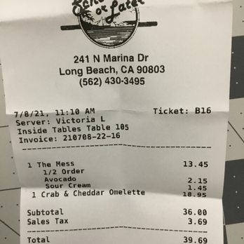 Schooner or Later - Menu items - Sandwiches Near Me - Long Beach, California