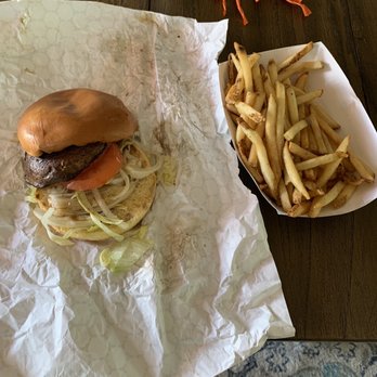 Burger Monger - $15 for this?! Portobello burger and fries - Burgers Near Me - St Petersburg, Florida Burger Monger - $15 for this?! Portobello burger and fries - Burgers Near Me - St Petersburg, Florida