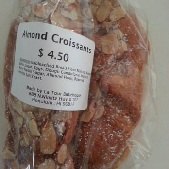 La Tour Bakehouse - Farmers Market Almond Croissant package. - Bakeries Near Me - Honolulu, Hawaii La Tour Bakehouse - Farmers Market Almond Croissant package. - Bakeries Near Me - Honolulu, Hawaii