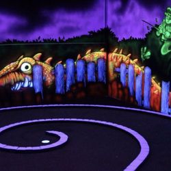 Dragon's Tale Mini Golf - Ratbig ghost dragon's tale mini golf haunted ghost golf zaandam Halloween ghost ratbig