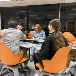 The Right Fit Educational  Services - College students engaged in discussion "What is beauty"