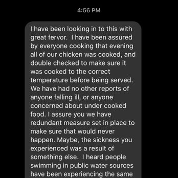 Muddy Chicken - General Manager's response to concerns. - Chicken Wings Near Me - Burnsville, Minnesota Muddy Chicken - General Manager's response to concerns. - Chicken Wings Near Me - Burnsville, Minnesota
