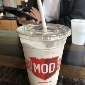 MOD Pizza - Oreo cookie milkshake - Fast Food Near Me - San Jose, California MOD Pizza - Oreo cookie milkshake - Fast Food Near Me - San Jose, California