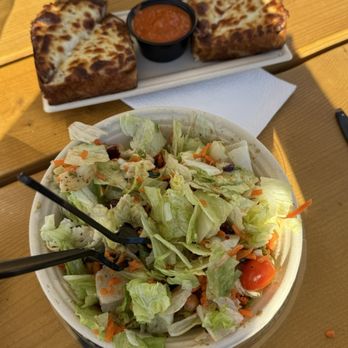 Goat and Ram - Salad and cheesy toast - Pizza Near Me - Mesa, Arizona