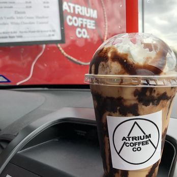Atrium Coffee Company - Hazelnut Frappuccino with chocolate drizzle. If you want drizzle, you have to ask for it. It doesn't just come with it. - Coffee & Tea Near Me - Temple, Texas