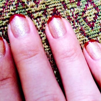 US Nails - Christmas French gels - Nail Salons Near Me - Sherman Oaks, California US Nails - Christmas French gels - Nail Salons Near Me - Sherman Oaks, California