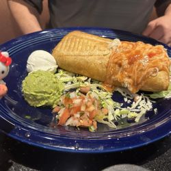 Catrina Mexican & Seafood - Chimichanga plate