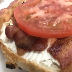 Bagel Broker - Bagel. Cream cheese  bacon