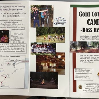 Camp Ross Relles - Front of brochure - Community Service/Non-Profit Near Me - Nevada City, California Camp Ross Relles - Front of brochure - Community Service/Non-Profit Near Me - Nevada City, California