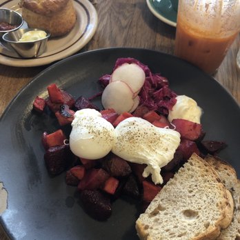 Sequoia Diner - Red flannel hash with rye toast- perfect poached eggs. - Diners Near Me - Oakland, California Sequoia Diner - Red flannel hash with rye toast- perfect poached eggs. - Diners Near Me - Oakland, California