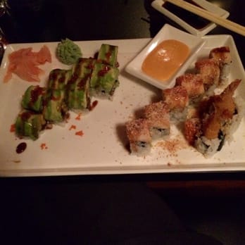 Sushi Lounge - Coconut shrimp roll & dragon roll - Sushi Bars Near Me - Hoboken, New Jersey