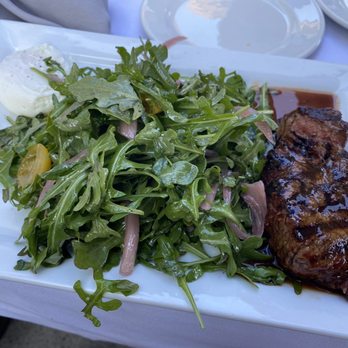 Tom Ham's Lighthouse - Steak with arugula and poached egg - Breakfast & Brunch Near Me - San Diego, California Tom Ham's Lighthouse - Steak with arugula and poached egg - Breakfast & Brunch Near Me - San Diego, California