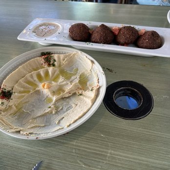 The Olive Restobar - Hummus and Falafel Platter - Mediterranean Near Me - Downey, California The Olive Restobar - Hummus and Falafel Platter - Mediterranean Near Me - Downey, California
