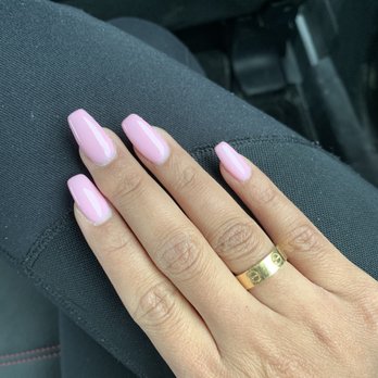 ITHACA E Nails & Spa - UV Full Set ($40) with Coffin Shaped Nails ($5) and Gel Nail Polish ($10) - Nail Salons Near Me - Ithaca, New York