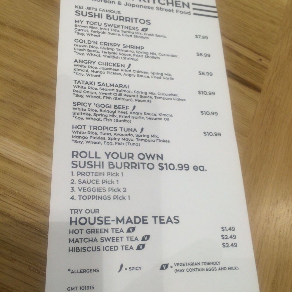 Menu page 1 Menu page 1