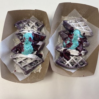 Say So Sweets - Ube waffles - Desserts Near Me - Jacksonville, Florida Say So Sweets - Ube waffles - Desserts Near Me - Jacksonville, Florida