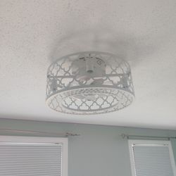 Chair City Electric - Ceiling light fixture installed in our Nursery (WIP)