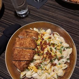 Mac and cheese with chicken Mac and cheese with chicken