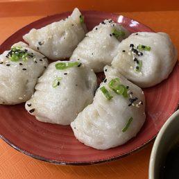 Pan fried soup dumplings