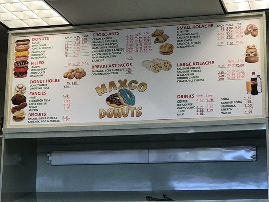 Menu photo 2 Maxco Donuts Houston, TX Menu photo 2 Maxco Donuts Houston, TX