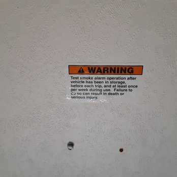 Crest RV & Trailer Supply - Smoke alarm missing (tag still there though) - Auto Repair Near Me - Riverside, California Crest RV & Trailer Supply - Smoke alarm missing (tag still there though) - Auto Repair Near Me - Riverside, California