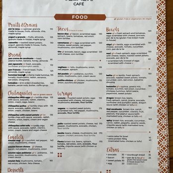 Calmate Cafe - Menu - Coffee & Tea Near Me - Puerto Vallarta, JAL