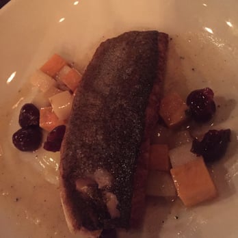 Craft & Vine - I forked it before taking the picture. This is Pan Seared Rainbow Trout. Amazingly buttery - Tapas Bars Near Me - Augusta, Georgia