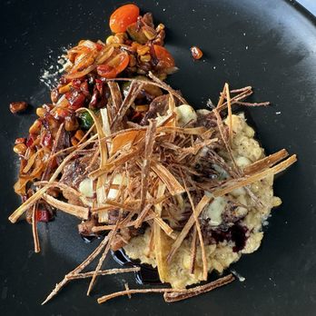 Tally's Silver Spoon - The best dinner, Buffalo with a corn pudding and succotash - Desserts Near Me - Rapid City, South Dakota Tally's Silver Spoon - The best dinner, Buffalo with a corn pudding and succotash - Desserts Near Me - Rapid City, South Dakota