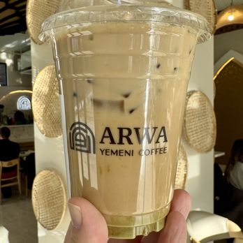Arwa Yemeni Coffee - Iced Pistachio Latte - Coffee & Tea Near Me - New Haven, Connecticut Arwa Yemeni Coffee - Iced Pistachio Latte - Coffee & Tea Near Me - New Haven, Connecticut