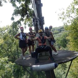Long Hollow Canopy Tour - Hanging out with Tannert 53 ft up