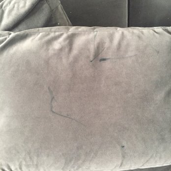 SteamPro - BEFORE - kids are disgusting! this cushion has markers, dirt, food, etc. - Carpet Cleaning Near Me - Los Angeles, California
