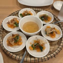 A2. Bánh Bèo Tôm Tươi - Steamed Rice Flour Cake