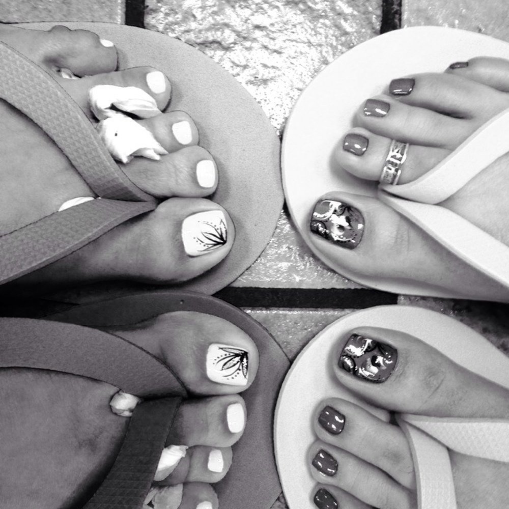 Lana's Diamond Salon - Pedi for two please.. - Nail Salons Near Me - Downey, California