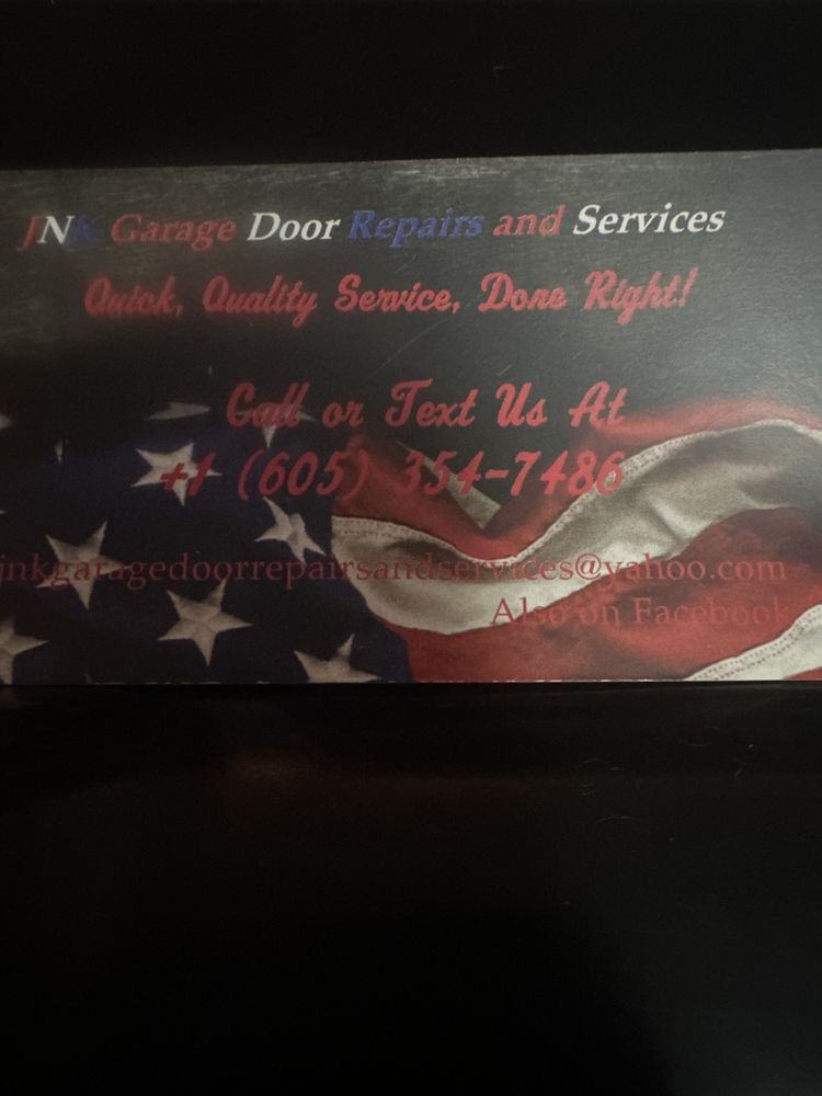 JNK Garage Door Repairs and Services - Garage Door Contractor in Monroe, SD